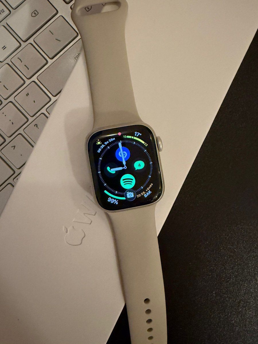 Apple Watch Series 8 Aluminum Starlight 41mm — Ağıllı saatlar və biləkliklər, Bakı (6)
