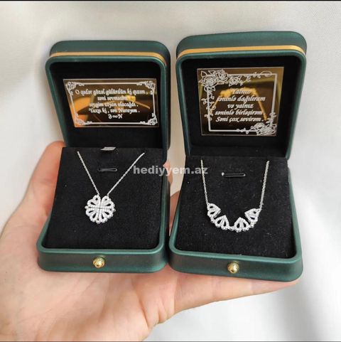Hediyyelik Qab Gumus Sepler №4 — Necklaces and chains