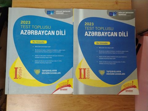Yenidir. 2si bir yerdə 8₼. Azərbaycan dili test toplusu — Bakı