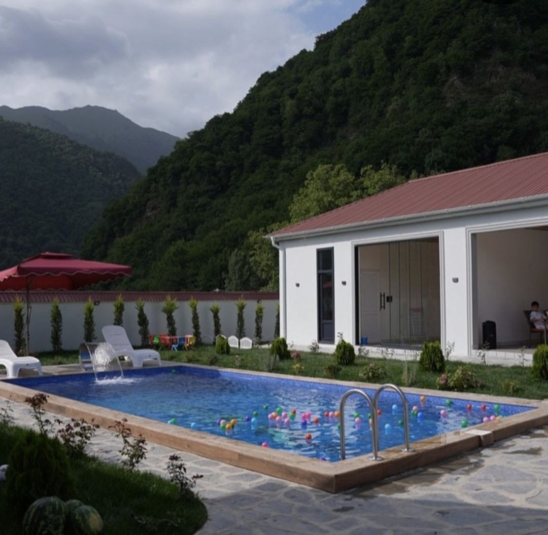 İcarəyə verilir 4 otaqlı həyət evi/bağ evi 140 m² — Ev, villa, Qəbələ