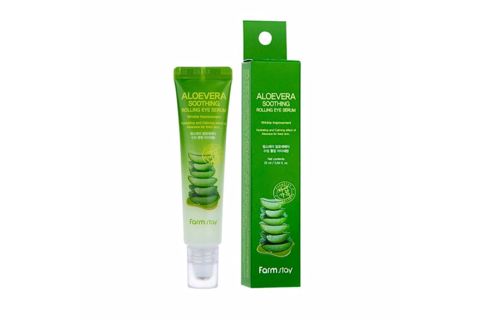 Göz ətrafındakı dəri üçün zərdab-roller FarmStay Аloe Vera Soothing Rolling Eye Serum, aloe vera ilə, 25 ml — Bakı