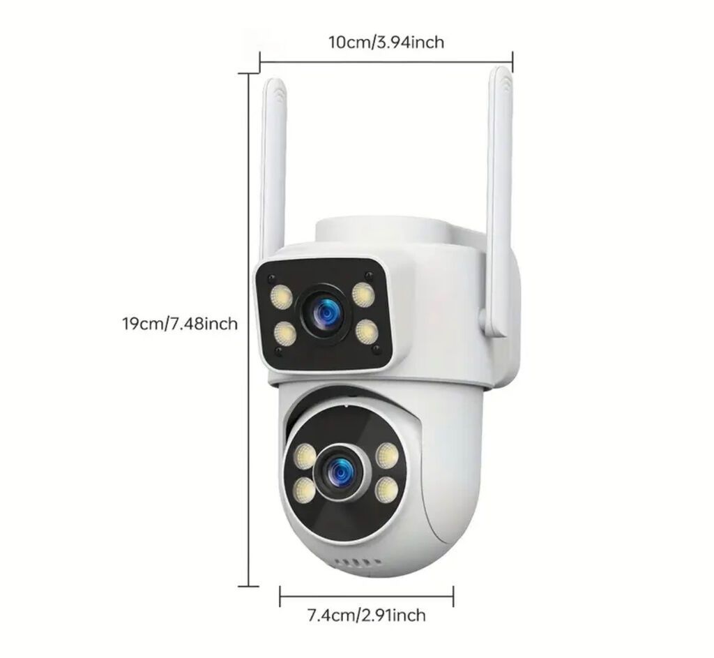 IP65 wifi təhlükəsizlik kamerası 5G Dual Lens Xarici Təhlükəsizlik — Surveillance sistemləri, Bakı (5)