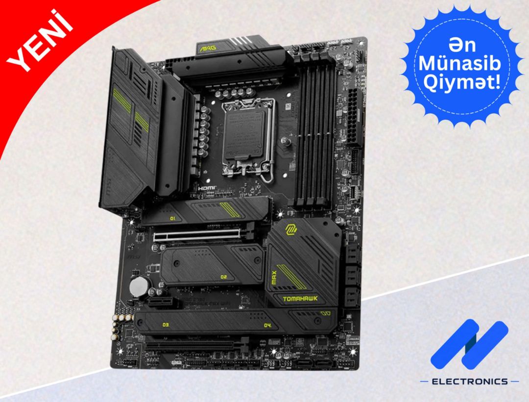 Ana plata msı mag Z790 tomahawk max WiFi — Kompüterlər və noutbuklar, Bakı (4)