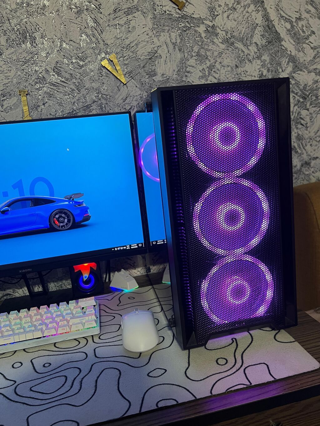 Tam Dəst Gaming PC / Ryzen 5 5600 + RX 6500 XT / Monitor, Siçan — Masaüstü kompüterlər, Sumqayıt (8)