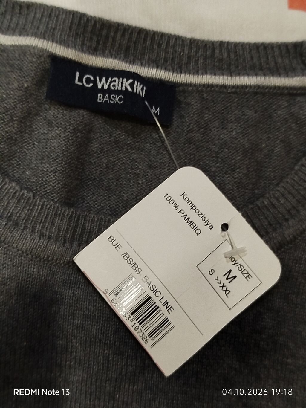 Sviter, Lc Waikiki, M, rəng - Boz — Cempyer və sviter, Bakı (2)