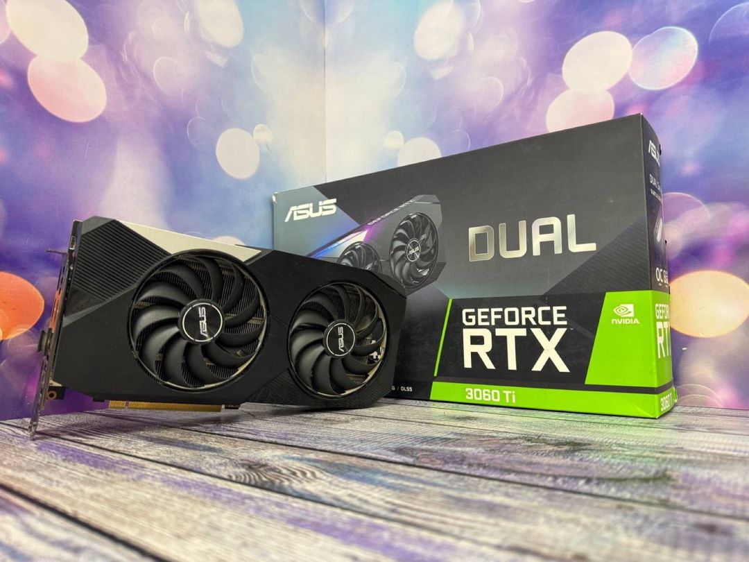 ASUS Dual GeForce RTX 3060 Ti 8GB Samsung (RFB) — Kompüterlər və noutbuklar, Bakı