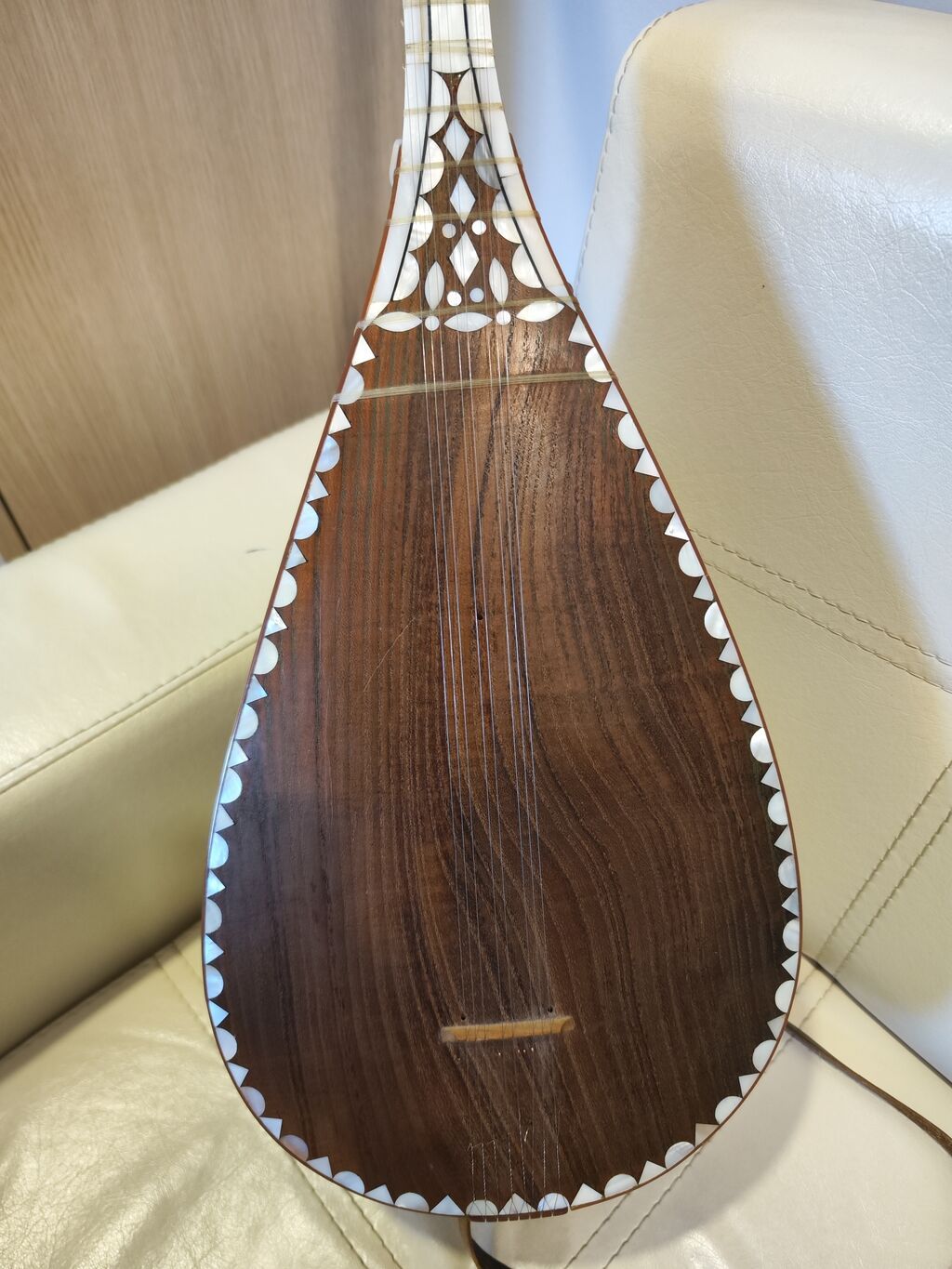 Sədəfli qədimi saz Kolleksiyaçılar və səhnə ifaçıları üçün — Gitarlar və digər simli alətlər, Gəncə (5)