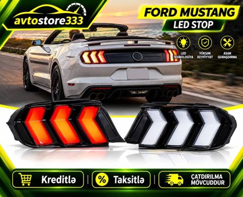 Ford Mustang stop işıqları — Bakı