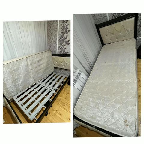 ((9545))*Asya*Qiymet.((Biri)) 85 azn. Iki eded tek neferlik çarpayi — Bakı