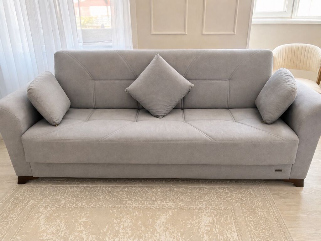 Saloglu Home Style boz divan - Rəng: açıq boz, neytral ton – müxtəlif — Divanlər, Saray (2)