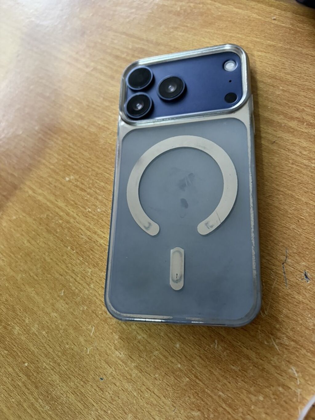 IPhone 17 Pro, 64 GB, Mavi, Qırıq — Apple iPhone, Xaçmaz (5)