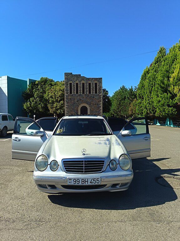 Mercedes E 220, 2.2 L, 2000 il, 446 503 km 99-BH-455 — Avtomobillər, Qazax (8)