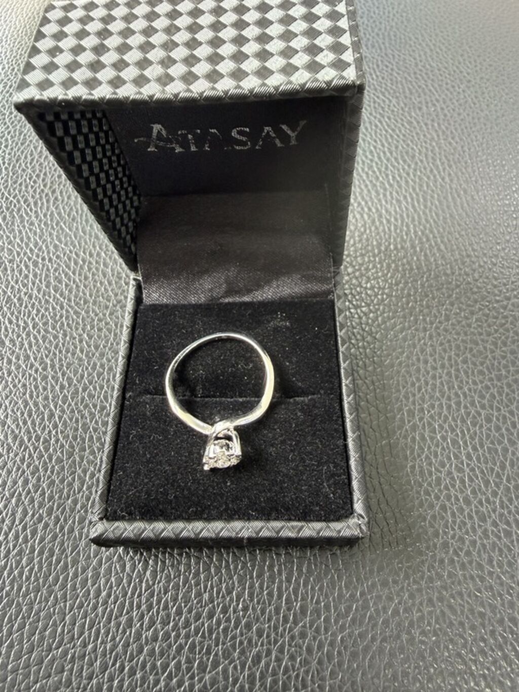 Nişan, Üzük, Ağ qızıl, 750 Əyar, Brilyant, 0.26-0.50 Karat — Üzüklər, Bakı (5)