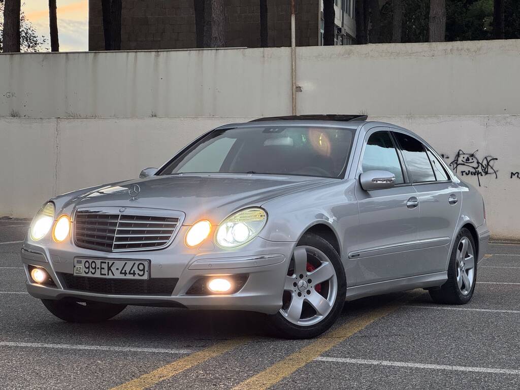 Mercedes E 320, 3.2 L, 2002 il, 299 000 km 99-EK-449 — Avtomobillər, Sumqayıt (4)