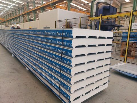 Daş yunu sendviç panel 70 mm – yanğına davamlı — Bakı