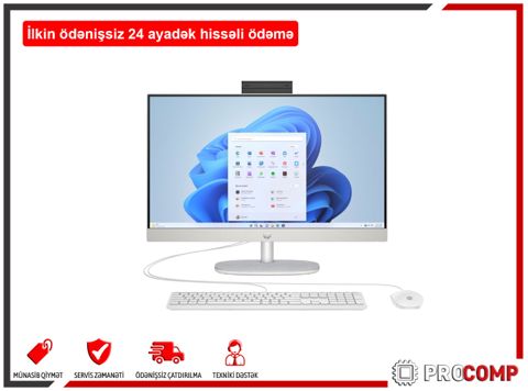 Monoblok HP All-in-One / 27" 27-cr1004ci A33HKEA — Bakı