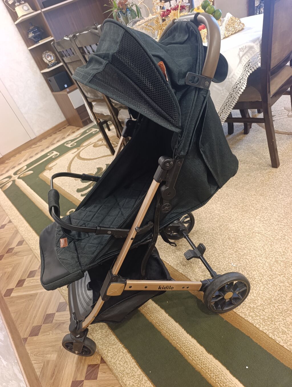 Kidilo uşaq arabası - Tip: gəzinti/umbrella tipli araba - Rəng: tünd — Arabalalar, Masazır (3)