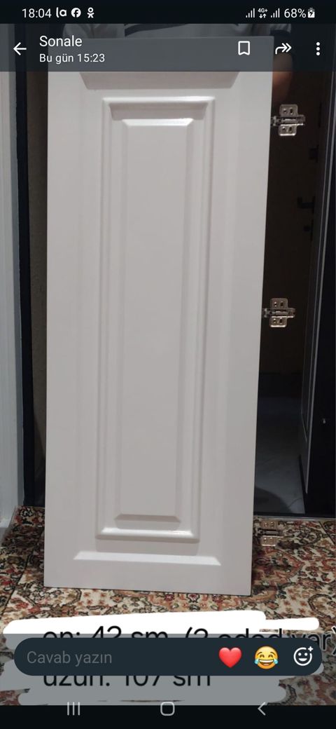 Membran metbext mebel qapilari eni 42 sm hun 107 sm Tezedir — Bakı