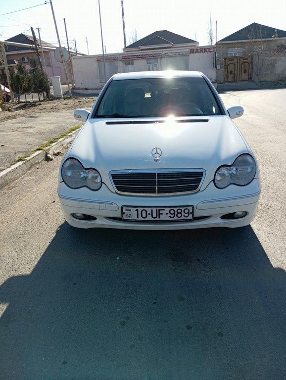 Mercedes C 180, 2.0 L, 2002 il, 445 225 km 10-UF-989 — Avtomobillər, Bakı