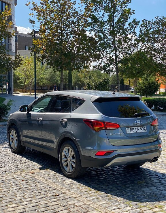 Hyundai Santa Fe, 2017 il, 192000 km, 2 L 88-DP-936 — Avtomobillər, Bakı (9)