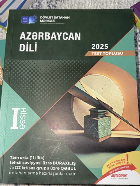 Azərbaycan dili kitabı DİM — Bakı