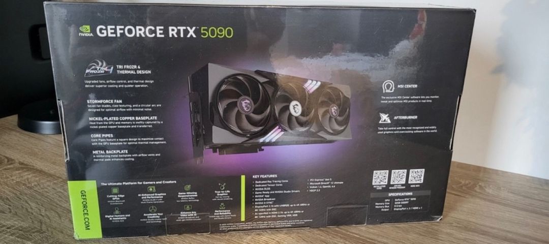 MSI GeForce RTX 5090 Gaming X Trio 32GB (RFB) — Kompüterlər və noutbuklar, Bakı (3)