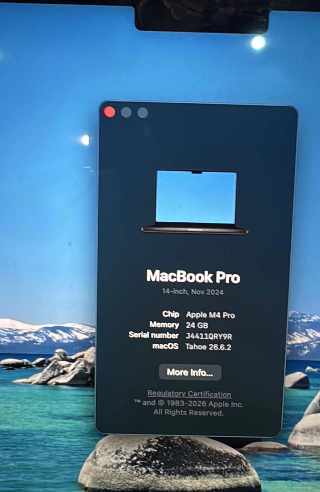 Apple MacBook Pro 14" (2024, noyabr buraxılışı) - Çip: Apple M4 Pro — Apple Macbook, Bakı (2)