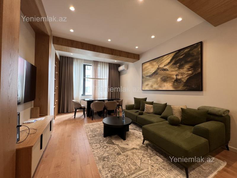 Kirayə 3 otaqlı Bina evi menzil (Yeni tikili), 117 m², Səbail rayonu — Mənzil, Bakı (3)