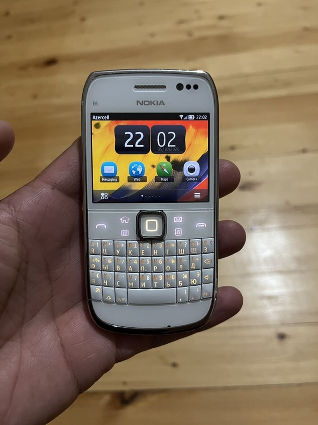 Nokia E6, rəng - Ağ, Sensor — Nokia, Bakı