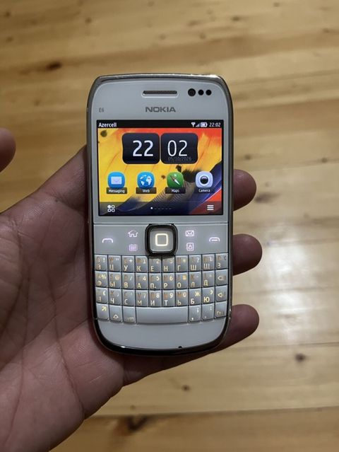 Nokia E6, rəng - Ağ, Sensor — Bakı