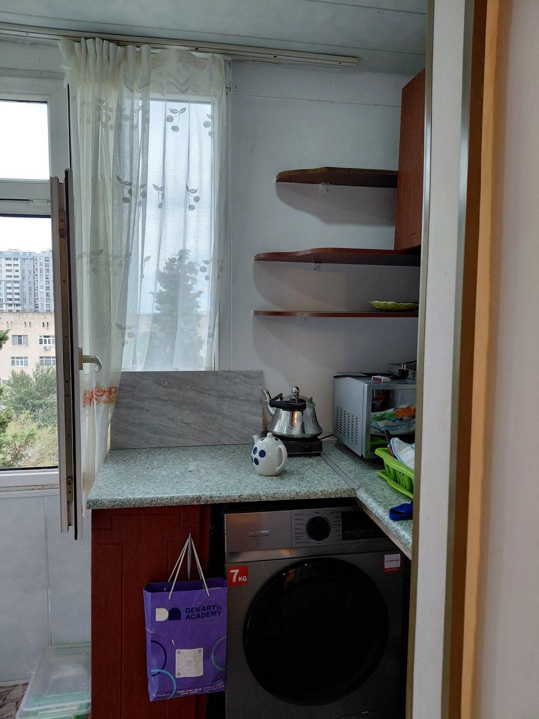 1-otaqlı mənzil kirayə verilir, Badamdar qəs., 23 m² — Mənzil, Bakı (7)