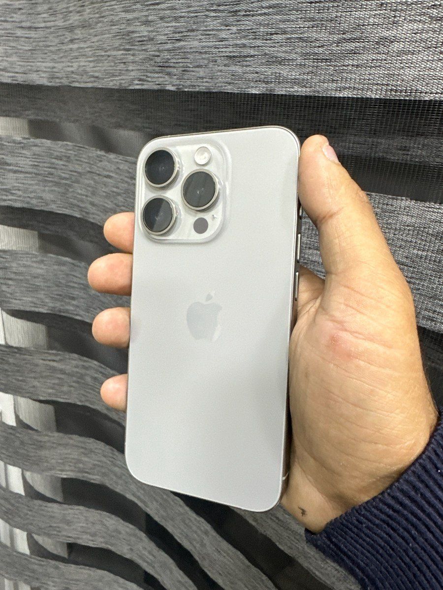 Apple iPhone 15 Pro Natural Titanium 128GB/8GB — Smartfonlar, Bakı (3)