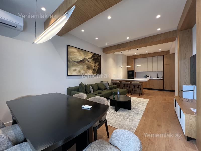 Kirayə 3 otaqlı Bina evi menzil (Yeni tikili), 117 m², Səbail rayonu — Mənzil, Bakı (2)