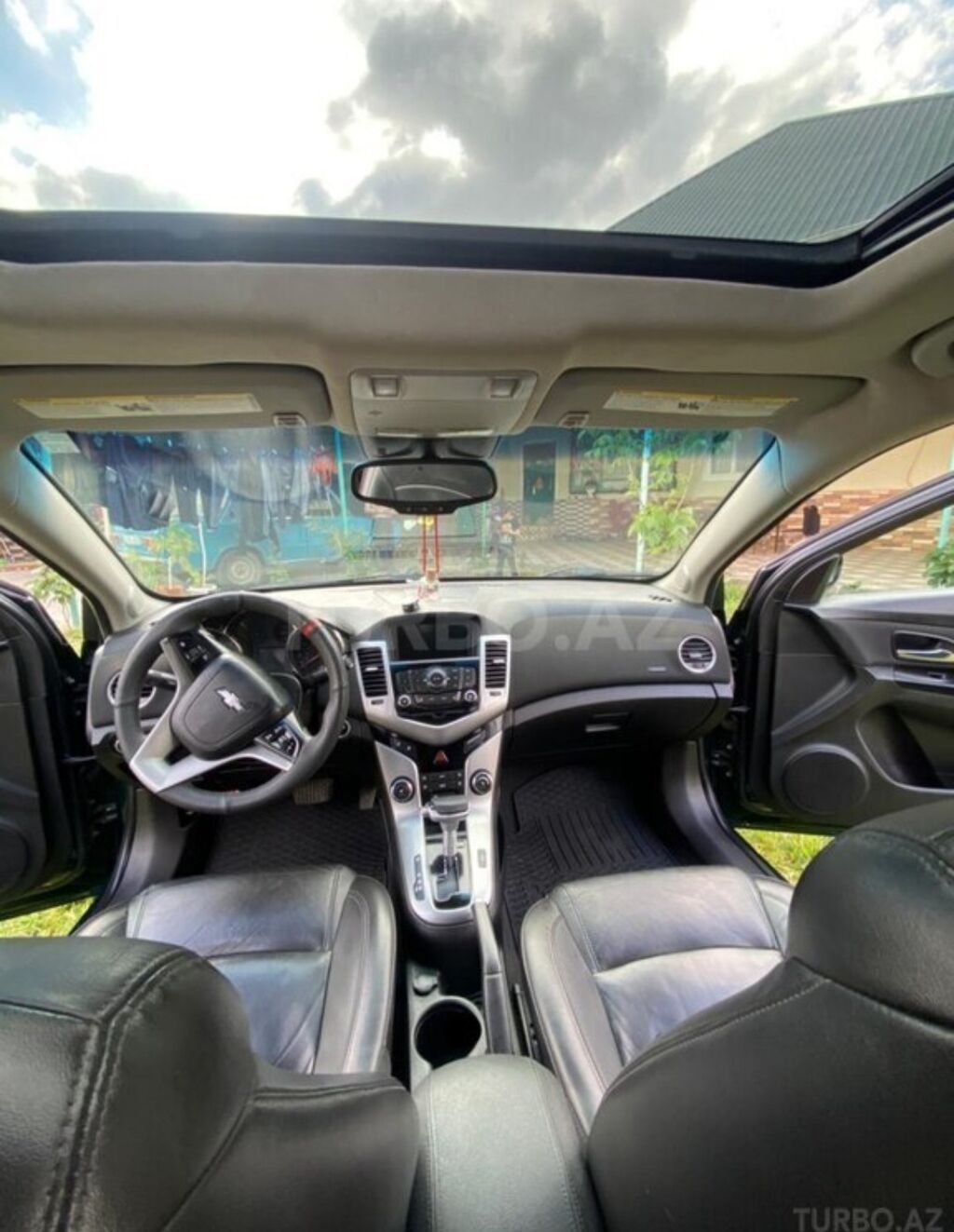 Chevrolet Cruze RS sedan - Kuzov: 4 qapılı sedan, tünd yaşıl rəng - RS — Avtomobillər, Gəncə (7)