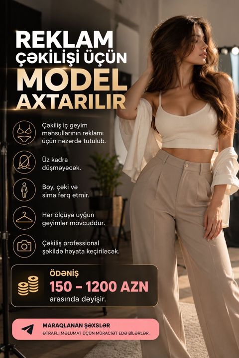 Model, Qadın, Təcrübəsiz — Bakı