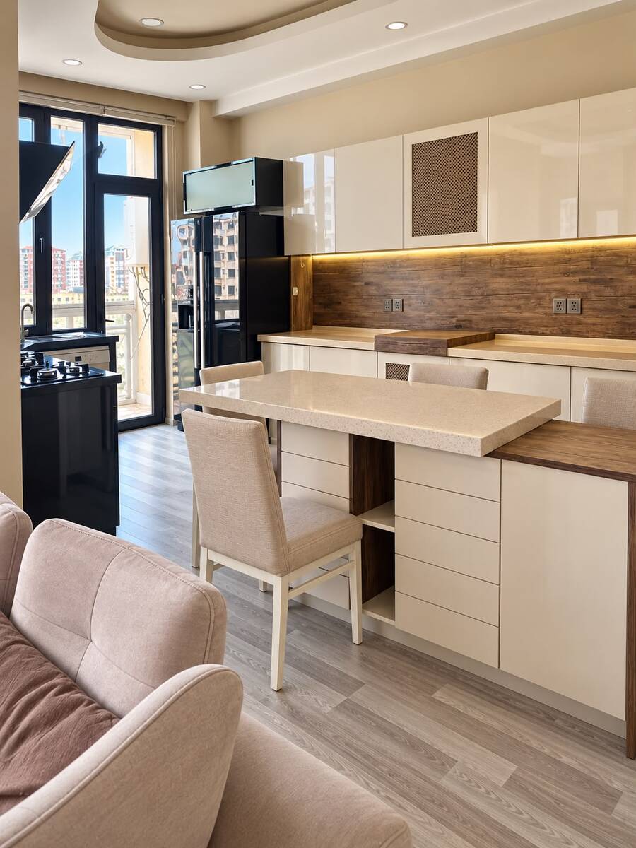 Satılır 3 otaqlı yeni tikili 107.3 m² — Mənzil, Bakı (5)