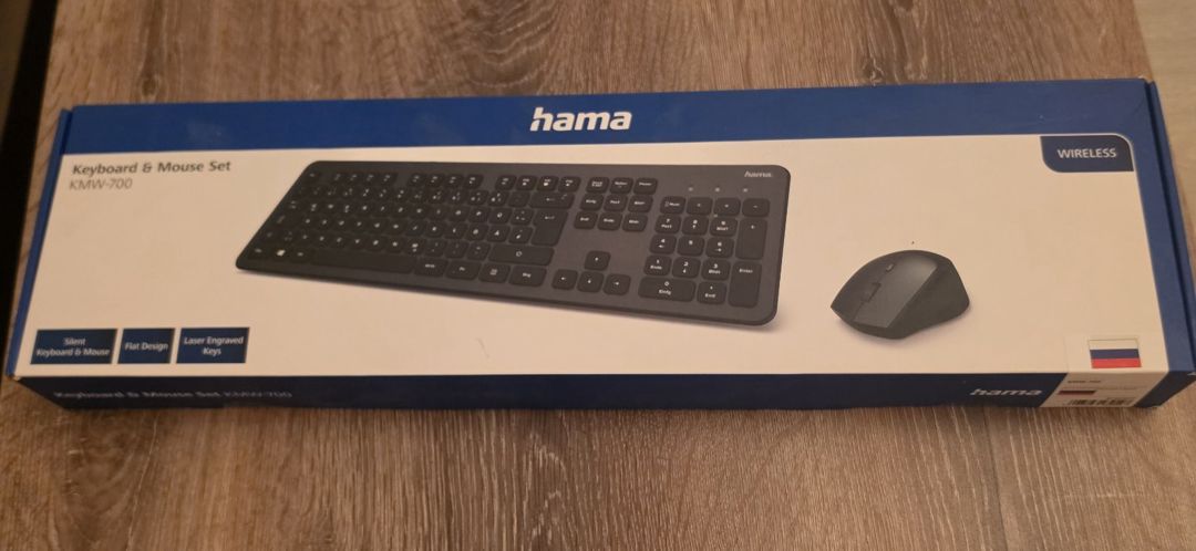 Keyboard & Mouse Set KMW-700 — Periferik cihazlar, Bakı (2)