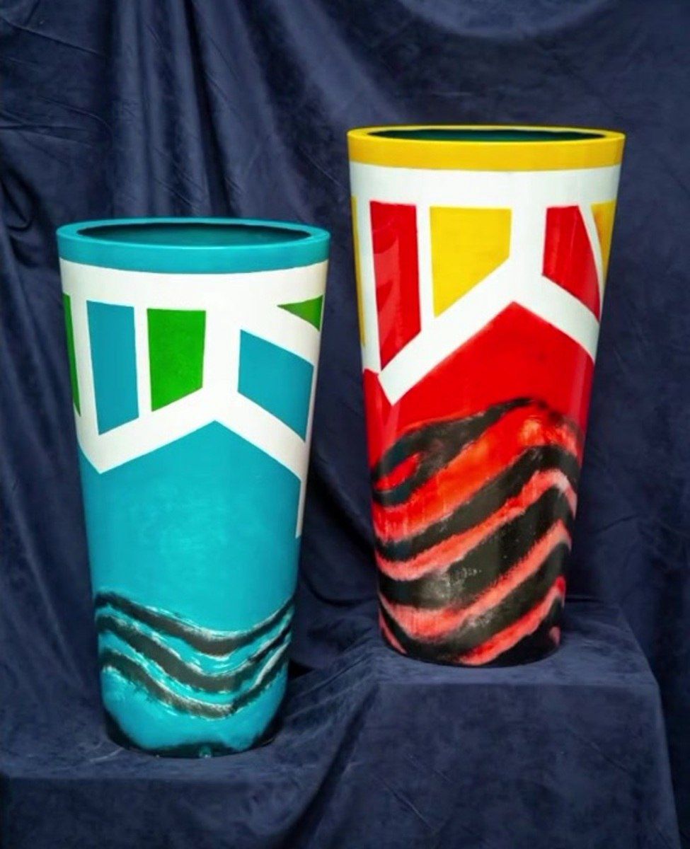 Fiberglass dibçəkləri — Bitkilər, Bakı (5)