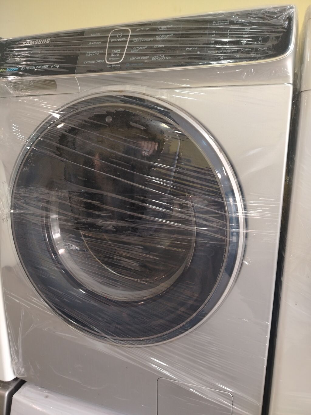 Samsung paltaryuyan maşın – EcoBubble, Digital Inverter, 6.5 kq — Çamaşır maşınları, Bakı (2)