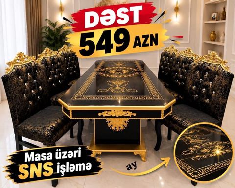 *Masa dəsti 549azn*— yeni sifarişlə hazırlanır Rəng seçimi — Digah