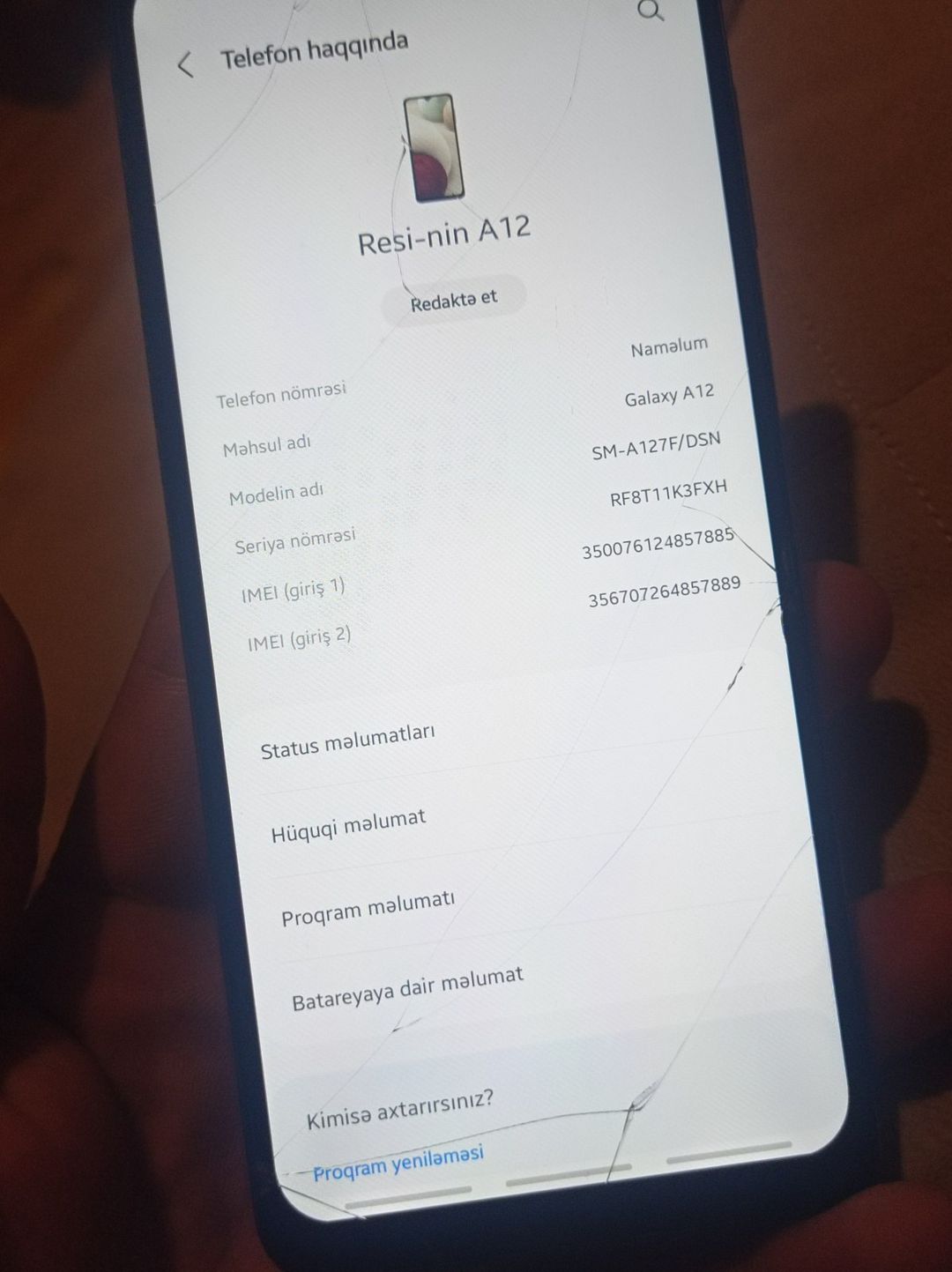 Samsung Galaxy A12 Black 64GB/4GB — Smartfonlar, Bakı (4)