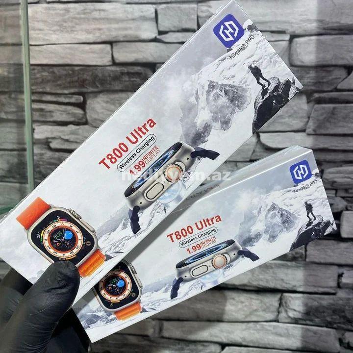 T800 Ultra Orijinal Agilli Smart Saat — Qol saatları, Bakı (4)