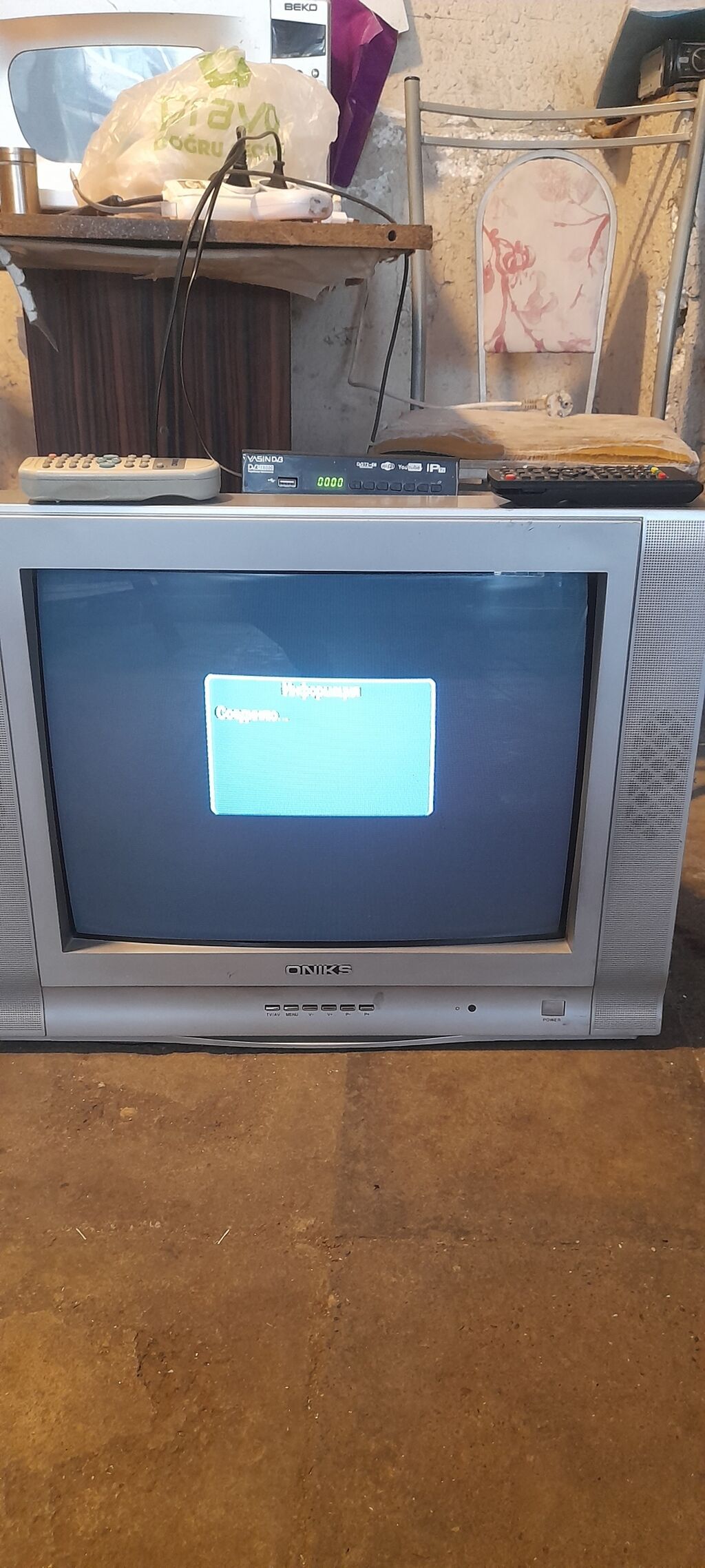 Onıks kineskop televizor + DVB-T2 rəqəmsal tuner Məhsulun təsviri — Televizorlar, Gəncə (2)