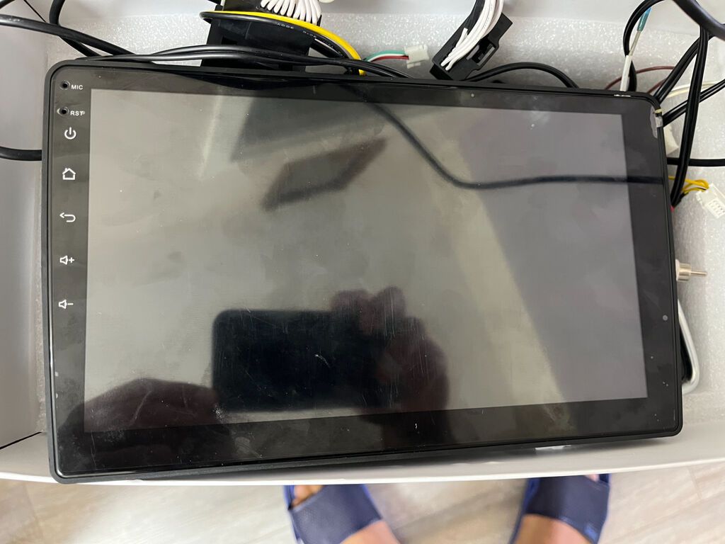 Monitor, İşlənmiş, Başlıq arxası, LCD displey, Çin, Ödənişli çatdırılma — Avtomobil televizorları və monitorları, Bakı (2)