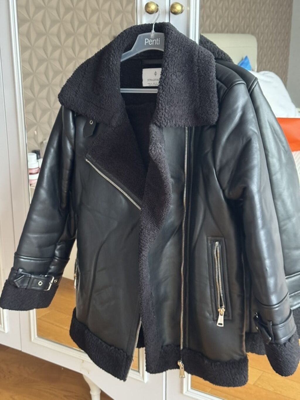 Plaş, Stradivarius, S, rəng - Qara — Yağmurlaq, Bakı (4)