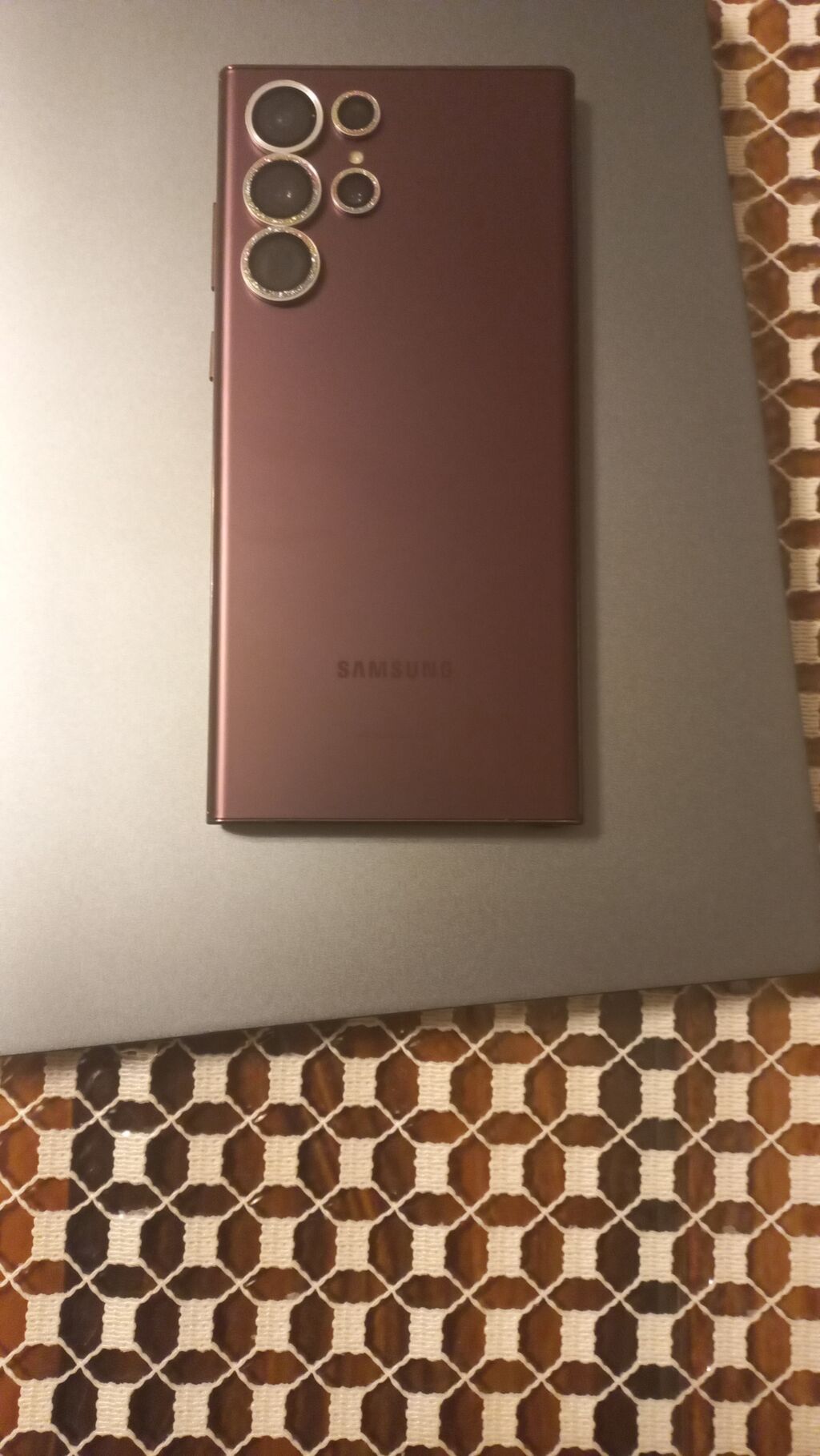 Samsung Galaxy S22 Ultra, 256 GB, rəng - Bənövşəyi, Düyməli, Sensor, Barmaq izi — Samsung, Tovuz (7)