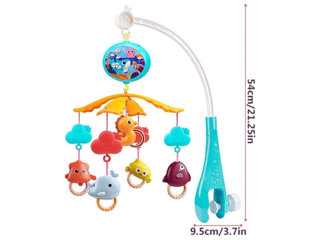 Asma və fırlanan musiqili putlu oyuncaq Happy Bed Bell — Mallar, Bakı (3)
