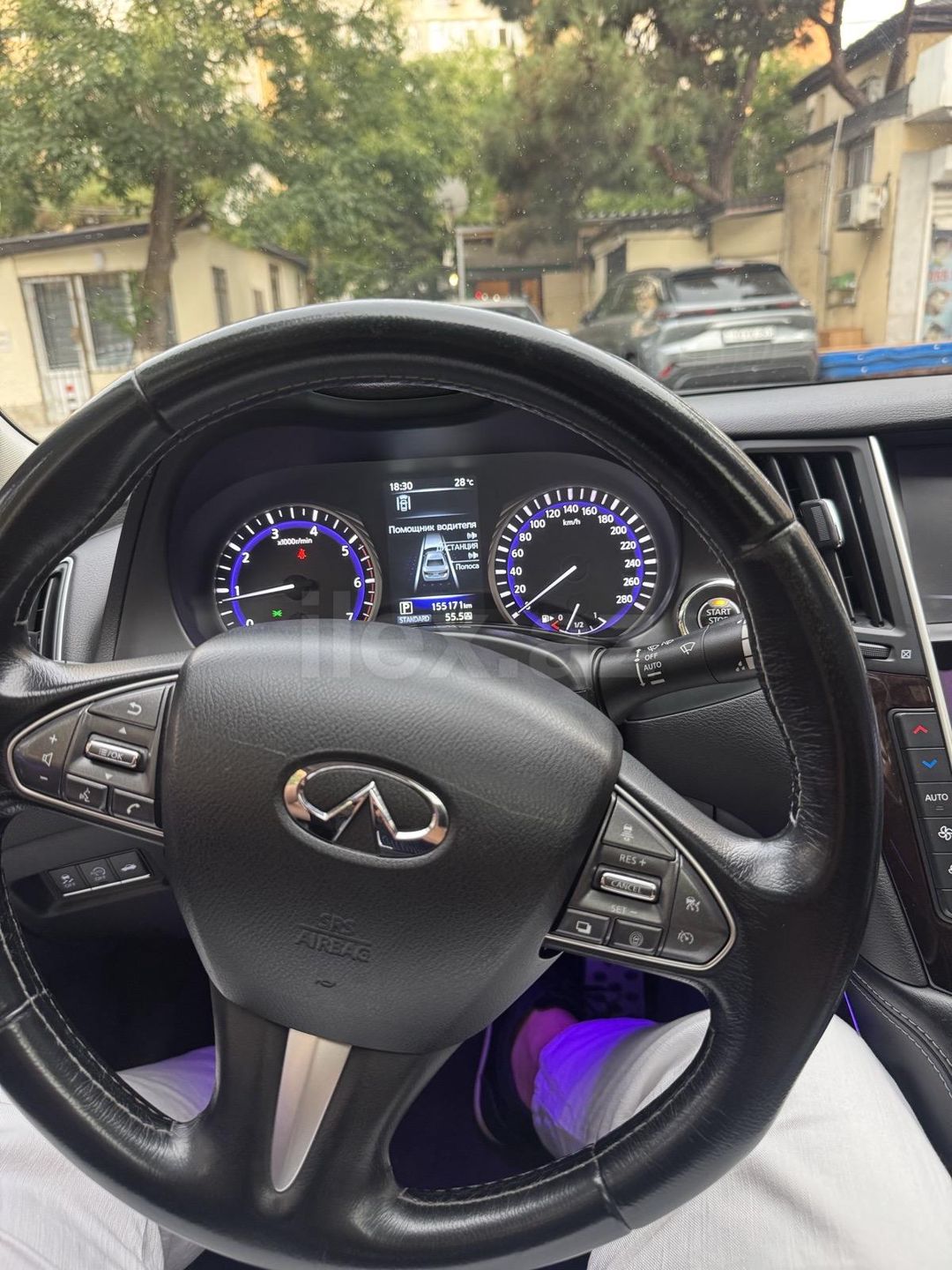 2016 Infiniti Q50, 2016, 155,000 km — Avtomobillər, Bakı (7)