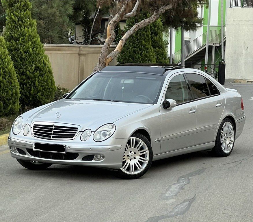 Mercedes E 240, 2.6 L, 2003 il, 256 000 km — Avtomobillər, Bakı (6)