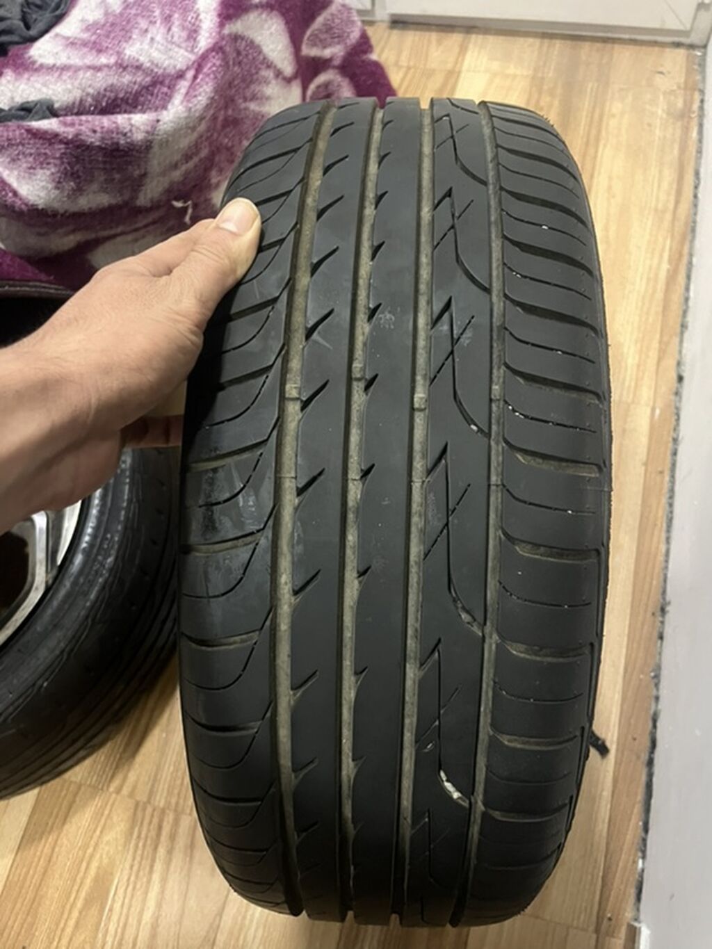 Peugeot orijinal yüngül lehimli disklər və şinlər komplekti — Diskləri, Bakı (2)